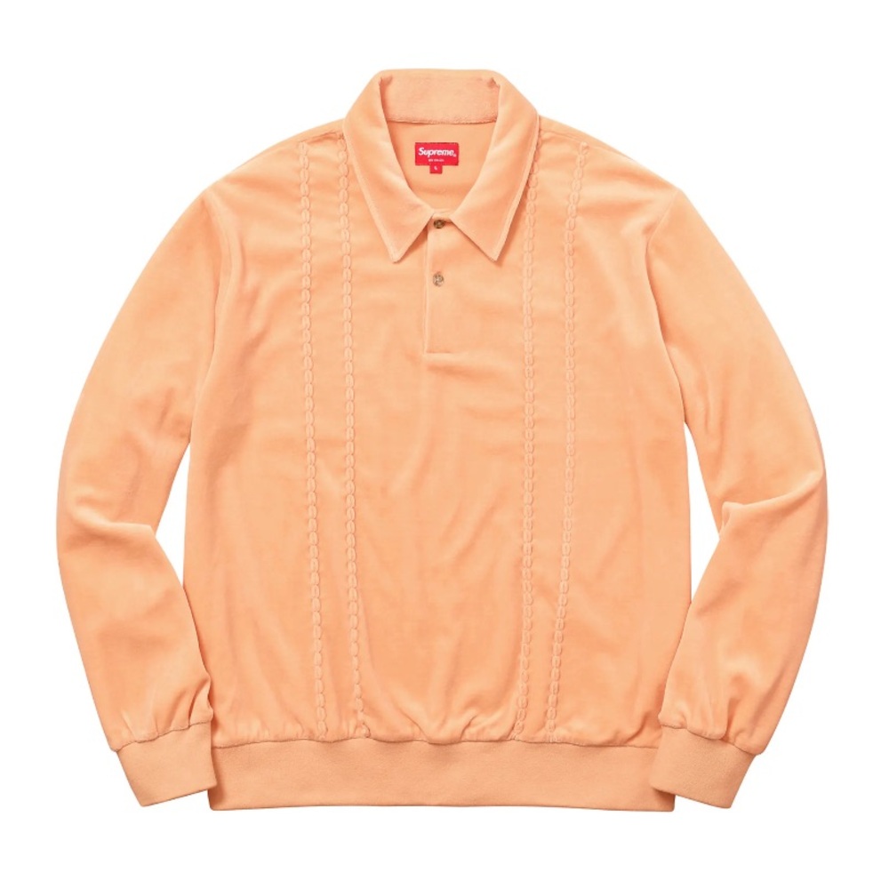 Supreme Peach Casual Button Down Shirt